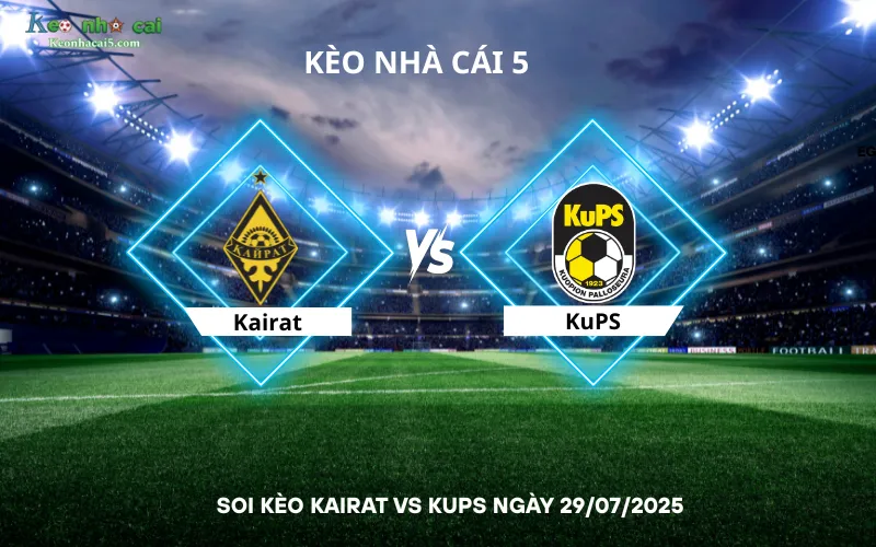Soi kèo Kairat vs KuPS