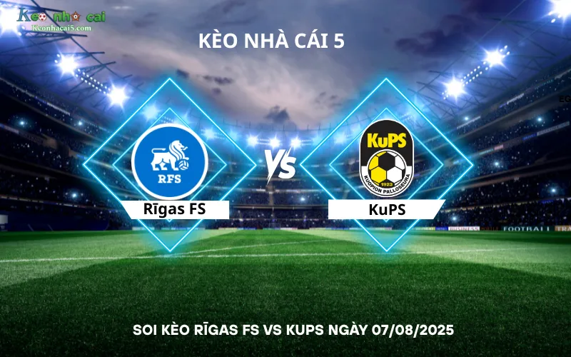Soi kèo Rīgas FS vs KuPS