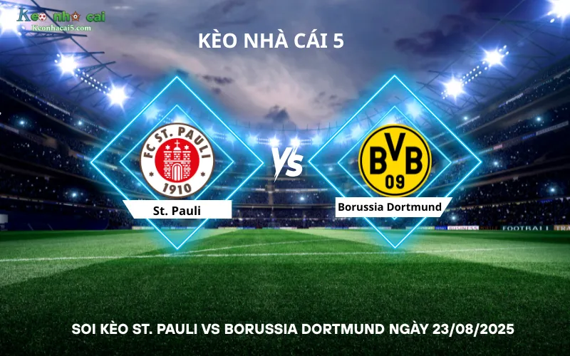 Soi kèo St. Pauli vs Borussia Dortmund